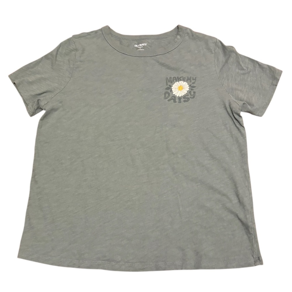 Old Navy Green Graphic T Shirt